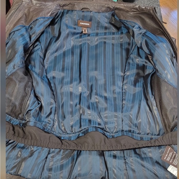 DANIER LEATHER Brown leather jacket. With thinsulate lining - Picture 7 of 8